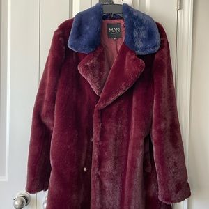 Men’s Fur Trench Coat